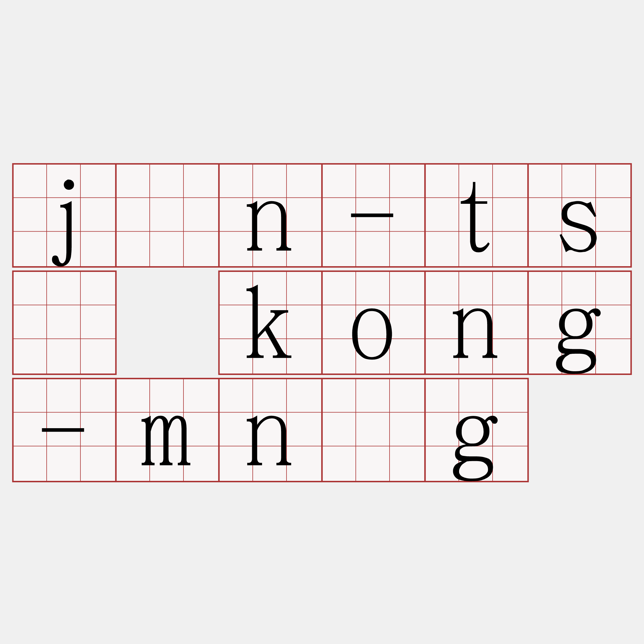 jîn-tsō kong-mn̂g